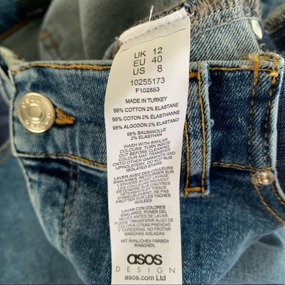 ASOS Design REMO Maternity Jeans Size 8 - Picture 12 of 15